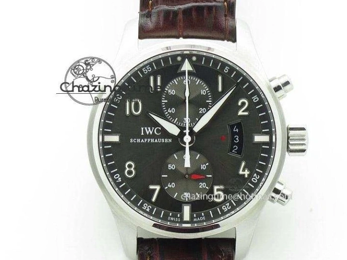 MIROTIME 0110 Aquatimer Chrono IW376803 V6F 1:1 Best Edition Gray Dial on Rubber Strap A FlexibleFit 7153